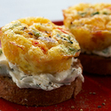 Mini Frittata Crostini