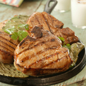 Chuletas de Cerdo a la Parrilla con Chipotle y Lim�n